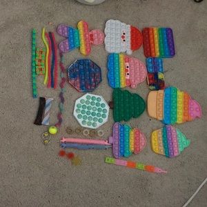 36 Pack of unique pop it’s and fidgets